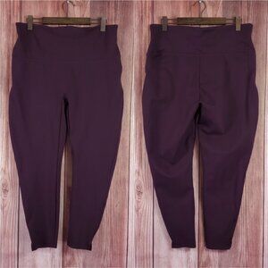 Spanx Womens Size 2X Ponte Leggings Pants Ankle Split Hem Brandywine 20262R